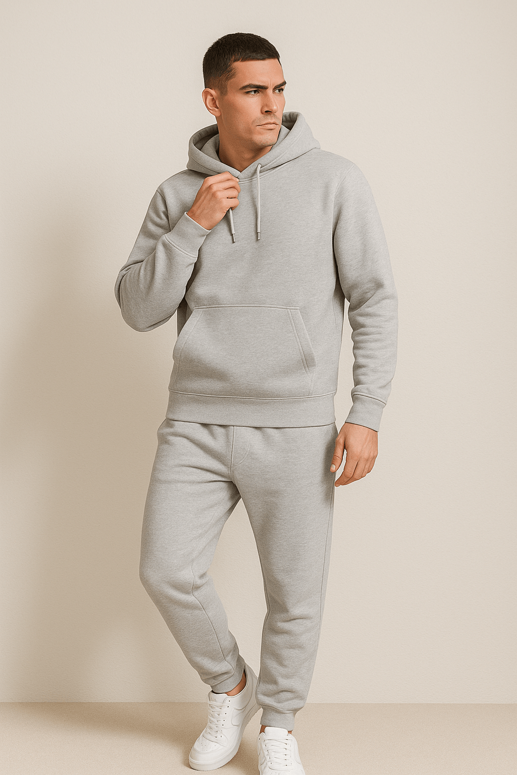 Unisex Kapuzenpullover- und Jogginghosen-Set für Komfort und Stil