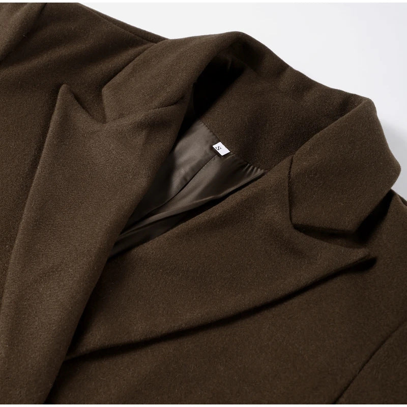 Oversize Damenmantel – Leicht Doppelreihig Frühling & Herbst