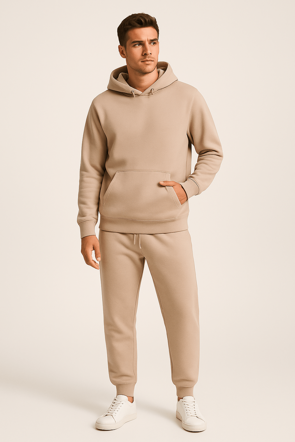 Unisex Kapuzenpullover- und Jogginghosen-Set für Komfort und Stil