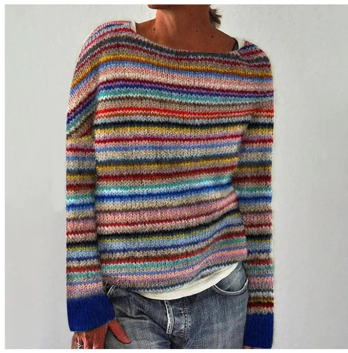 Retro-Pullover mit bequemen Schnitt und elegantem Design