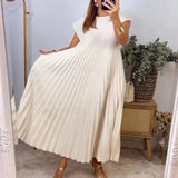 Plissiertes ärmelloses Kleid - Elegant und bequem