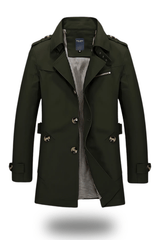 Trenchcoat mit umgeschlagenem Kragen und klassischer Eleganz
