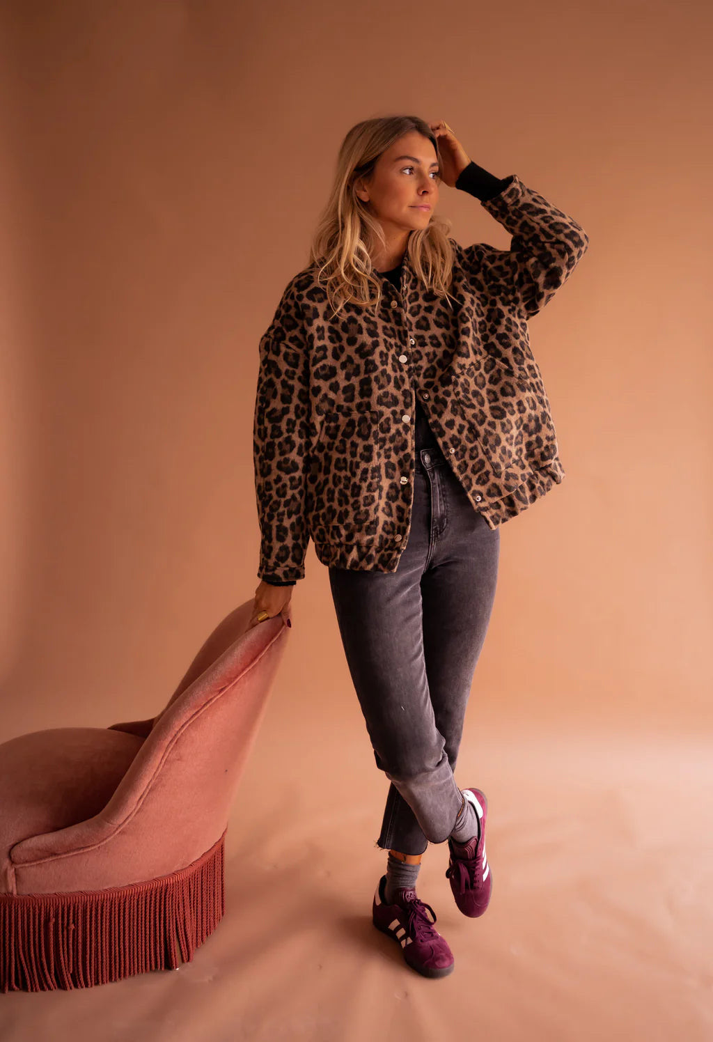 Blouson Bomber Léopard Tendance pour Femmes - Élégant et Confortable