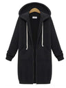 Hoodie zippé mi-long pour chaleur et confort supplémentaires-mezam.fr