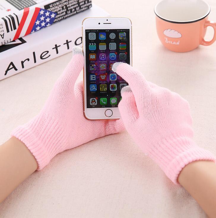 Warme, wasserdichte Fleecehandschuhe, kompatibel mit Touchscreens, für Damen und Herren