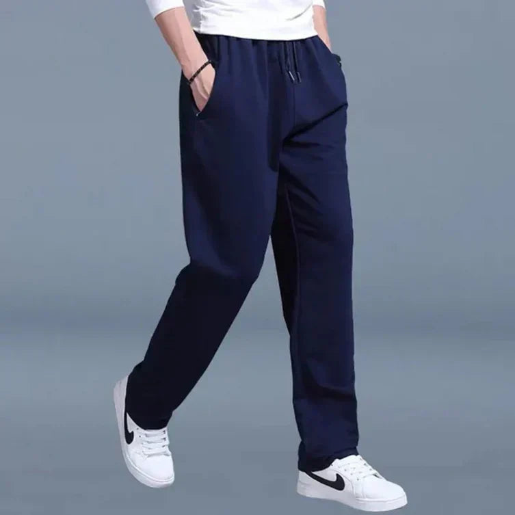 Herren-Jogginghose – Bequeme Hose mit geradem Schnitt und Kordelzug