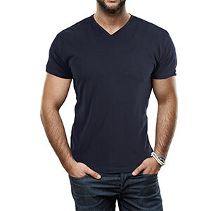 T-shirt Homme Col V Ajusté