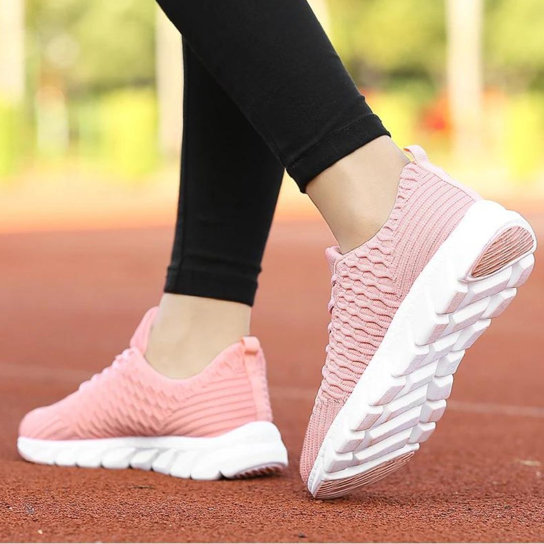 Baskets Femme Confortables avec Semelle Intérieure en Mousse à Mémoire de Forme