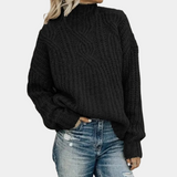 Pull Femme Doux Tricoté - Élégant et Confortable en Quatre Couleurs