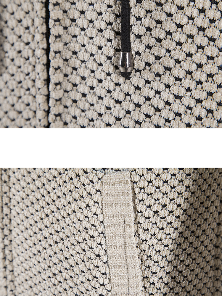 Sweat à Capuche Beige Longline - Confortable et Élégant-mezam.fr