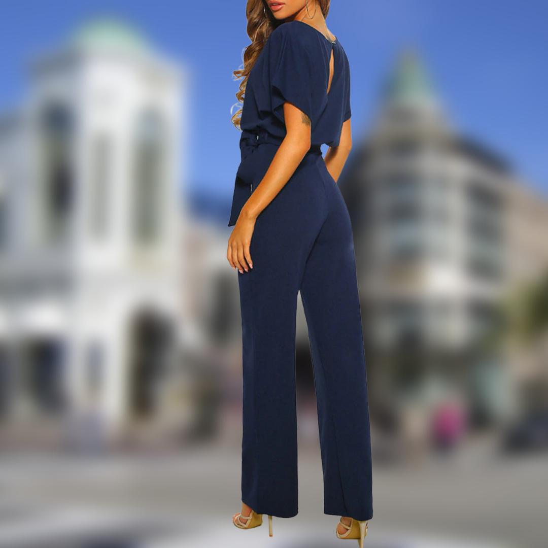 Eleganter Overall mit Gürtel | Stylischer Overall für Arbeit und Feier