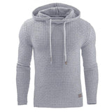Herren Kapuzenpullover aus Strick – Bequemer Pullover mit modernem Wabenmuster