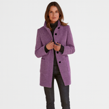 Eleganter Damenmantel – Klassisch, Stilvoll & Bequem