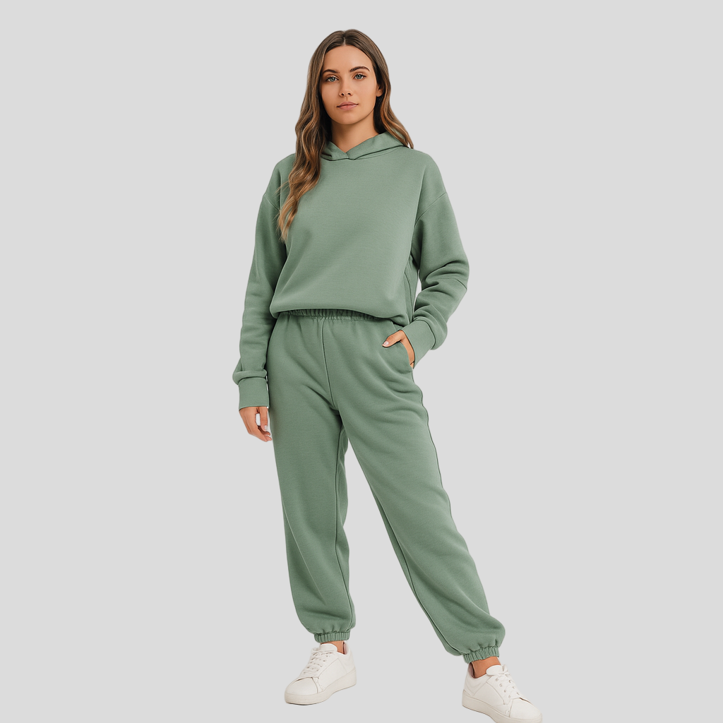 Damen-Loungewear-Set – Bequemer Hoodie und Hose