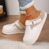 Winterclogs mit warmem Futter – Bequeme Mules für Damen