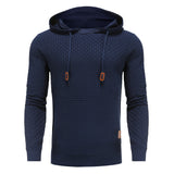 Herren Kapuzenpullover aus Strick – Bequemer Pullover mit modernem Wabenmuster