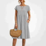 Robe d'Été Élégante pour Femmes Style Empire