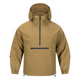 Herren Anorak Jacke – Winddichte Softshell Wasserdicht mit Kapuze