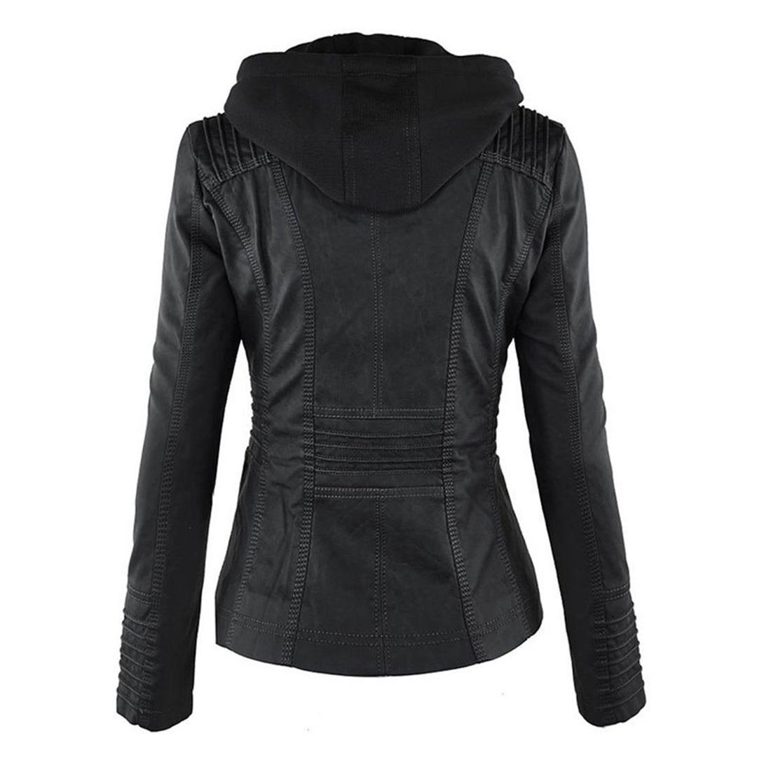 Damenjacke mit Reißverschluss und Kapuze – Moderner Stil & Elegante Details