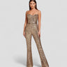 Glamour-Glitzer-Overall mit Herzausschnitt