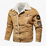 Herren Winterjacke – Warmer Vintage Mantel mit Kunstpelzfutter
