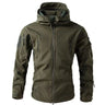 Softshell-Jacke Herren – Wasserdichte Outdoor-Jacke mit Kapuze und Taschen