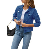 Women's denim jacket – Regular fit, button closure and long sleeves