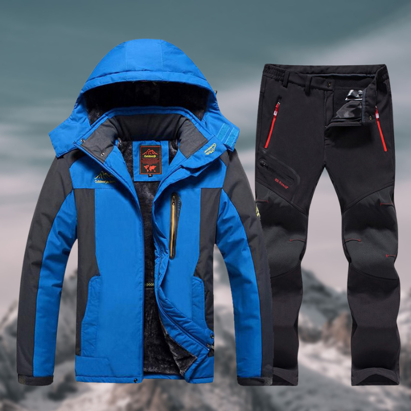 Herren-Winterset – Jacke und Hose mit Kapuze | Außenkomfort