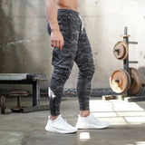 Herren-Jogginghose – Tarn-Sporthose mit Reißverschlusstaschen und Kordelzug