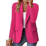 Eleganter Damenblazer mit langen Ärmeln und tailliertem Schnitt