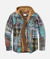Veste à Carreaux avec Capuche pour Toutes Occasions