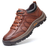 FlexStep - Comfortable and Waterproof Men's Leather Orthopedic Shoes