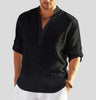 Chemise en lin élégante pour homme - Raffinée et Confortable