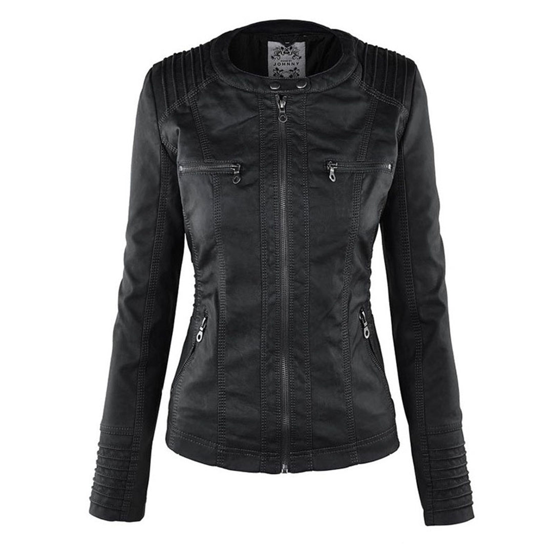 Damenjacke mit Reißverschluss und Kapuze – Moderner Stil & Elegante Details