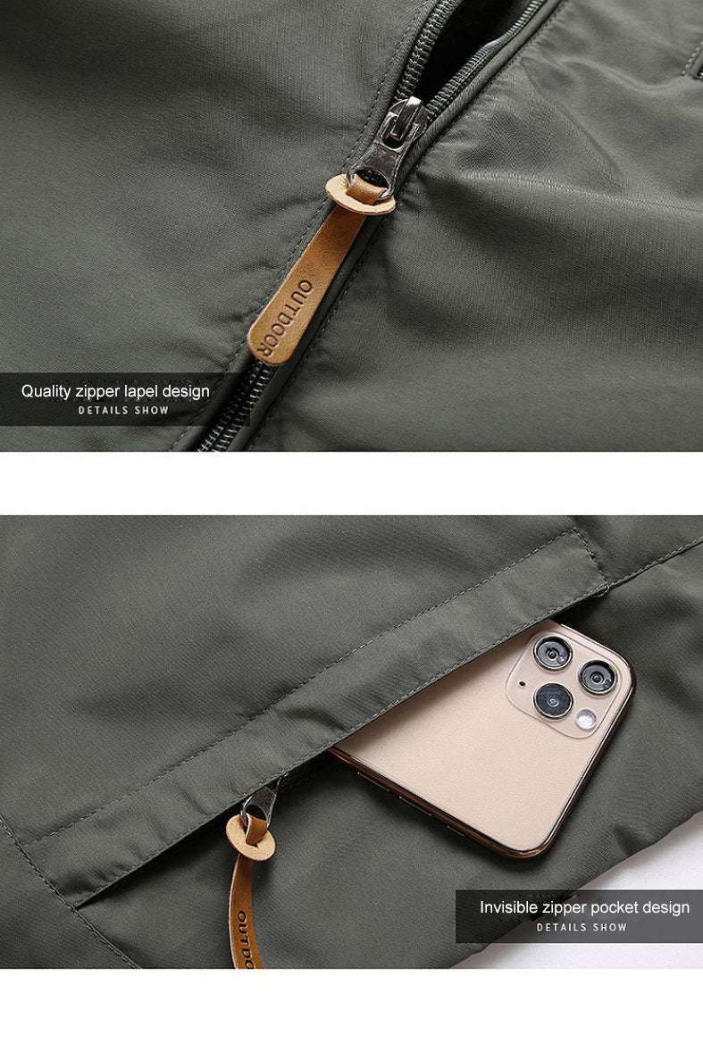 Leichte Softshell-Jacke für Outdoor-Aktivitäten