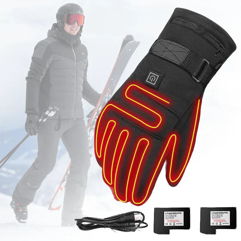 Beheizbare Winterhandschuhe – Wiederaufladbar & Kompatibel mit Touchscreen