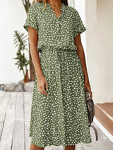 Robe Midi Élégante d'Été pour Femmes