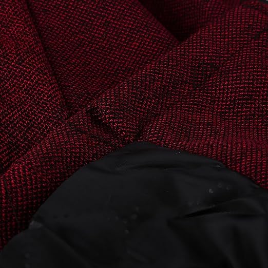 Manteau Femme Mi-Long à Capuche et Manches Contrastées