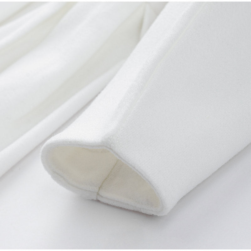 Eleganter langer Damenmantel – Stylischer Mantel mit Schlitz und Gürtel