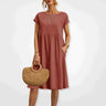 Robe d'Été Élégante pour Femmes Style Empire