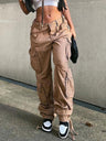 Damen Cargo-Hose – Bequeme Streetwear-Hose mit Taschen-Details