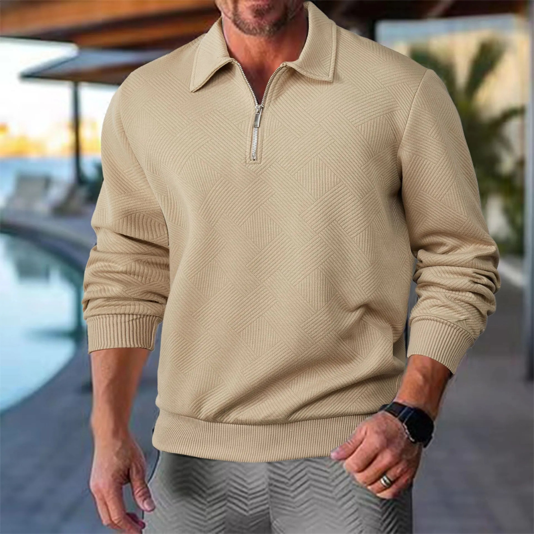 Herren-Pullover mit Reißverschluss – Klassisches und bequemes Design