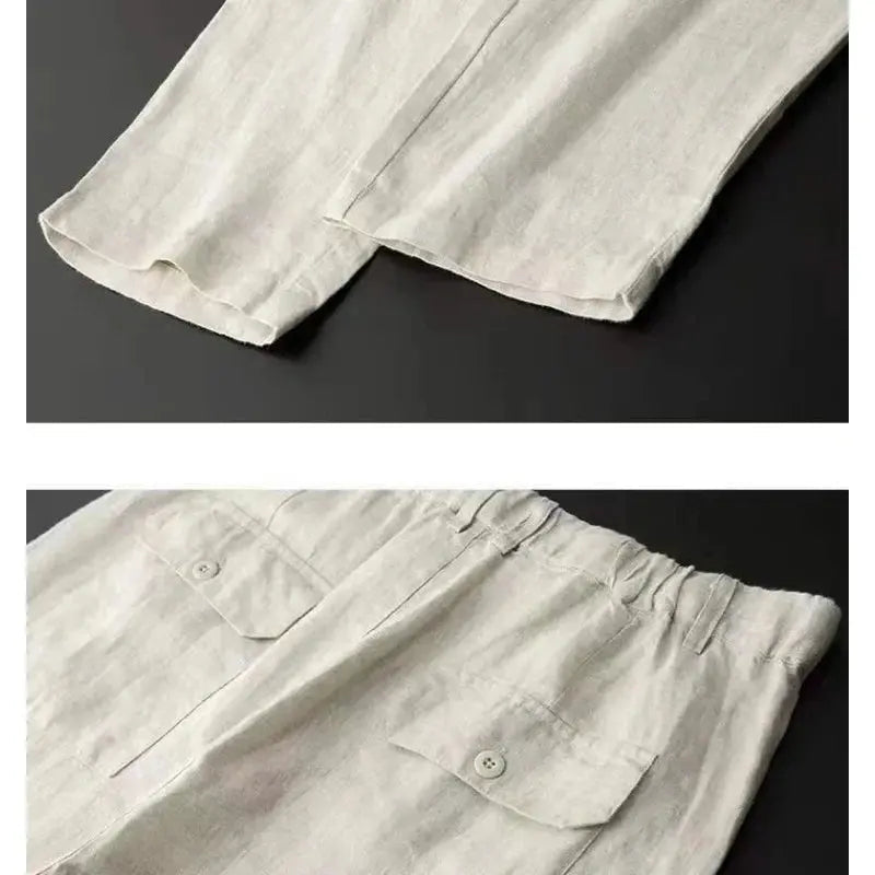 Costume en Lin de Luxe pour Hommes | Élégance Intemporelle-mezam.fr