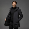Bequeme Winterjacke mit Kapuze für kalte Tage