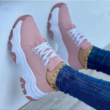 Körbe Damen Komfort – Trendige Sneakers mit dicker Sohle