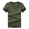 T-shirt Homme Col V Ajusté