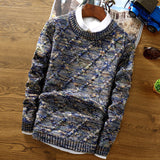 Herrenpullover mit Muster – Warmer Strickpullover im Vintage-Stil