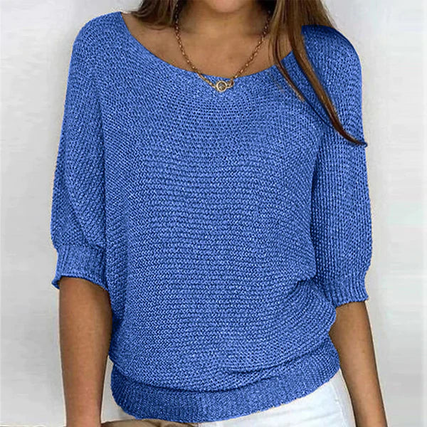Pull femme confortable et polyvalent en tissu respirant