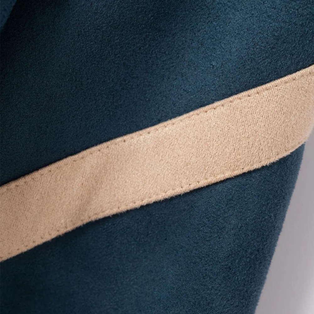 Herrenpullover mit halbem Reißverschluss – Sportlicher Sweatshirt mit gestreiftem Detail