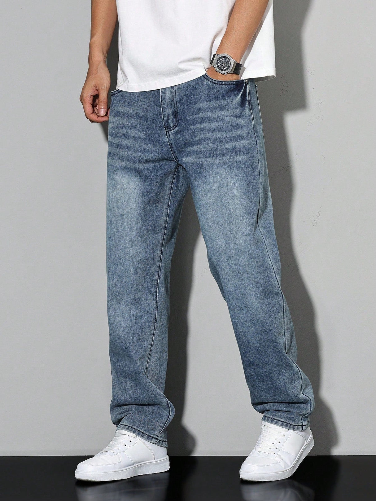 Herren Baggy-Jeans – Jeans mit lässigem Schnitt im Streetwear-Stil